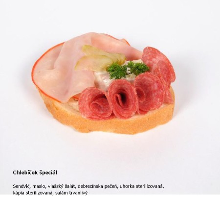 Chlebíček špeciál svetlý 1,60 €